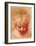 Study of a Head-Parmigianino-Framed Giclee Print