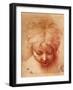 Study of a Head-Parmigianino-Framed Giclee Print