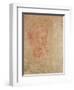 Study of a Head-Michelangelo Buonarroti-Framed Giclee Print