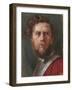 Study of a Head-Hubert von Herkomer-Framed Giclee Print