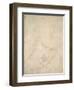 Study of a Head-Michelangelo Buonarroti-Framed Giclee Print