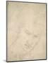 Study of a Head-Michelangelo Buonarroti-Mounted Giclee Print