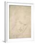 Study of a Head-Michelangelo Buonarroti-Framed Giclee Print