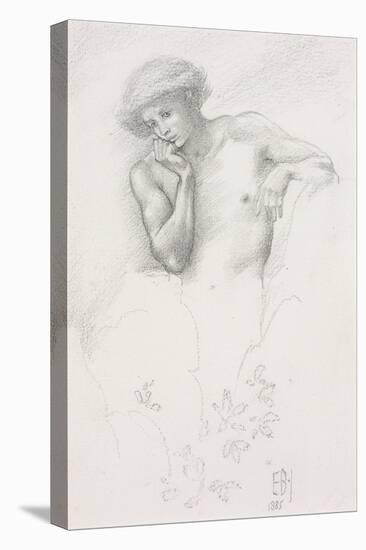 Study of a Hill Fairy for 'Arthur in Avalon', 1885-Edward Burne-Jones-Stretched Canvas