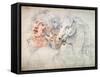 Study of a Horse and Two Soldiers, Early 17th Century-Giuseppe Cesari-Framed Stretched Canvas