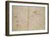 Study of a Human Leg, 16th Century-Michelangelo Buonarroti-Framed Giclee Print