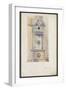 Study of a Jesuit Altar, Certosa Di Pavia, 1891-Charles Rennie Mackintosh-Framed Giclee Print