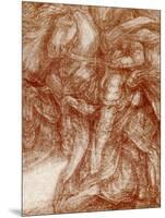 Study of a Knight, 1913-Leonardo da Vinci-Mounted Premium Giclee Print