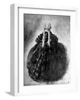 Study of a Lady, 19th Century-Constantin Guys-Framed Giclee Print