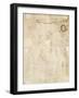 Study of a Leg, Flourish, and Doodles, 1610-17-Jacques Bellange-Framed Giclee Print