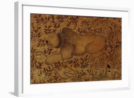 Study of a Lion, 16th Century-null-Framed Giclee Print