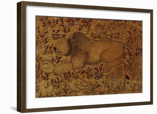 Study of a Lion, 16th Century-null-Framed Giclee Print