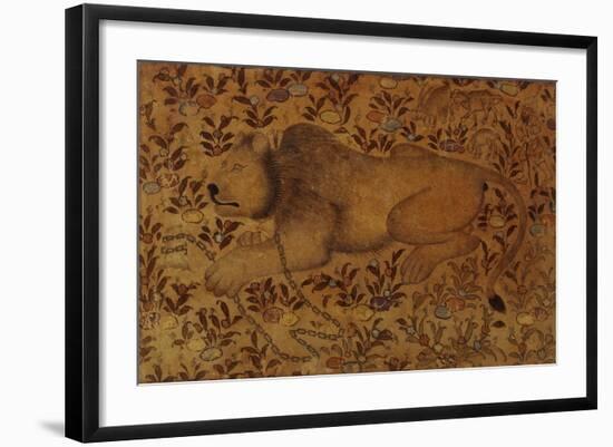 Study of a Lion, 16th Century-null-Framed Giclee Print