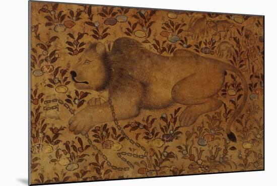 Study of a Lion, 16th Century-null-Mounted Giclee Print