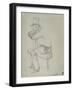 Study of a Male Figure in Contemporary Dress with a Chair, C.1849-Frederic Leighton-Framed Giclee Print