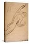 Study of a Male Figure-Gustav Klimt-Stretched Canvas