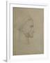 Study of a Male Head, Luxor, 1868-Frederic Leighton-Framed Giclee Print