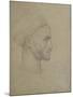 Study of a Male Head, Luxor, 1868-Frederic Leighton-Mounted Giclee Print
