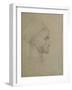 Study of a Male Head, Luxor, 1868-Frederic Leighton-Framed Giclee Print