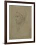 Study of a Male Head, Luxor, 1868-Frederic Leighton-Framed Giclee Print