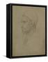 Study of a Male Head, Luxor, 1868-Frederic Leighton-Framed Stretched Canvas