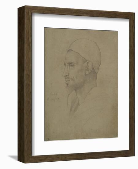 Study of a Male Head, Luxor, 1868-Frederic Leighton-Framed Giclee Print