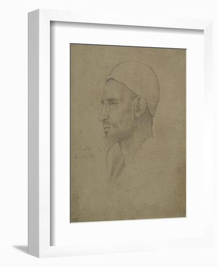 Study of a Male Head, Luxor, 1868-Frederic Leighton-Framed Giclee Print