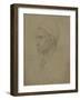 Study of a Male Head, Luxor, 1868-Frederic Leighton-Framed Giclee Print