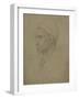 Study of a Male Head, Luxor, 1868-Frederic Leighton-Framed Giclee Print