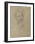 Study of a Male Head, Luxor, 1868-Frederic Leighton-Framed Giclee Print