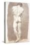 Study of a Male Nude, Seen from Behind, 1774-Joseph Benoit Suvee-Stretched Canvas