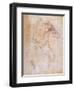 Study of a Male Nude-Michelangelo Buonarroti-Framed Giclee Print