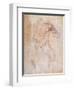 Study of a Male Nude-Michelangelo Buonarroti-Framed Giclee Print