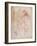 Study of a Male Nude-Michelangelo Buonarroti-Framed Giclee Print