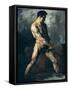 Study of a Male Nude-Théodore Géricault-Framed Stretched Canvas