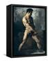 Study of a Male Nude-Théodore Géricault-Framed Stretched Canvas