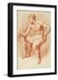 Study of a Male Nude-Adriaen van de Velde-Framed Giclee Print