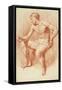 Study of a Male Nude-Adriaen van de Velde-Framed Stretched Canvas