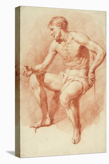 Study of a Male Nude-Adriaen van de Velde-Stretched Canvas