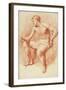 Study of a Male Nude-Adriaen van de Velde-Framed Giclee Print