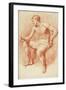 Study of a Male Nude-Adriaen van de Velde-Framed Giclee Print