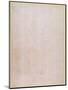 Study of a Male Torso (Pencil on Paper) (Verso) (For Recto See 192512)-Michelangelo Buonarroti-Mounted Premium Giclee Print