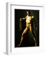 Study of a Man, 1808-1812-Théodore Géricault-Framed Giclee Print
