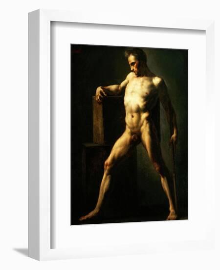 Study of a Man, 1808-1812-Théodore Géricault-Framed Giclee Print