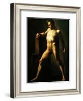 Study of a Man, 1808-1812-Théodore Géricault-Framed Giclee Print