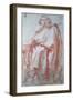 Study of a Man, 18th Century-Giovanni Battista Tiepolo-Framed Giclee Print