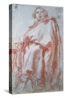 Study of a Man, 18th Century-Giovanni Battista Tiepolo-Stretched Canvas
