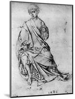 Study of a Man, 1913-Martin Schongauer-Mounted Giclee Print