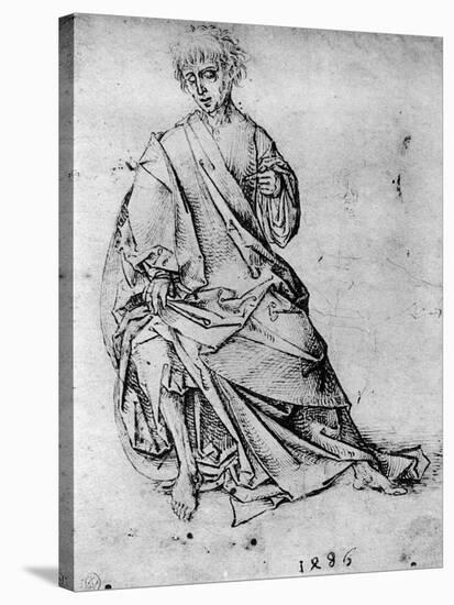 Study of a Man, 1913-Martin Schongauer-Stretched Canvas