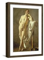 Study of a Man, C.1801-Jean-Auguste-Dominique Ingres-Framed Giclee Print